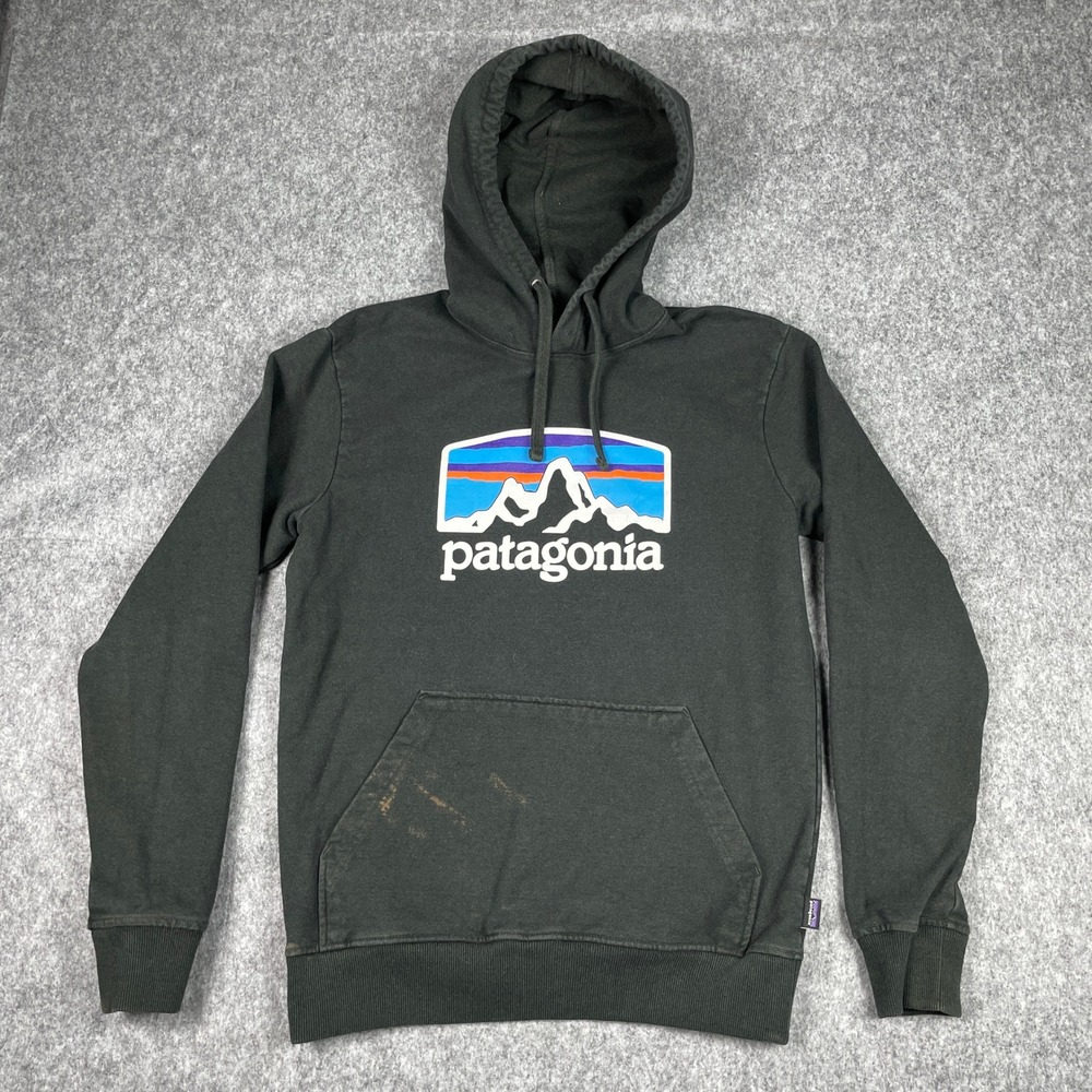 Patagonia Hoodie‎ Mens Small Black Mountain Fleece Uprisal Hoody Sweatshirt